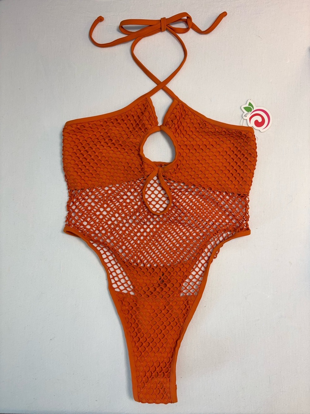 Berry Beachy Mesh Monokini | Terracotta/Burnt Orange | NWT | Size M
